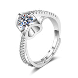 Female Ring Imitation Moissan Diamond Ring Female