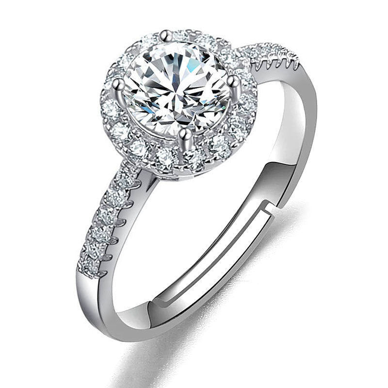 Female Ring Imitation Moissan Diamond Ring Female