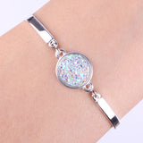 Silver heart bracelet