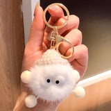 Mink Fur Coal Golf Cart Keychain Female