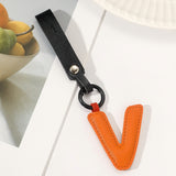 Fashion All-Match 26 Full Letter Leather Key Chain Pendant