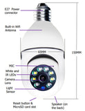 WiFi CAMERA 1080P Bulb 4X Zoom Camera E27 Home 5GWiFi Alarm Monitor