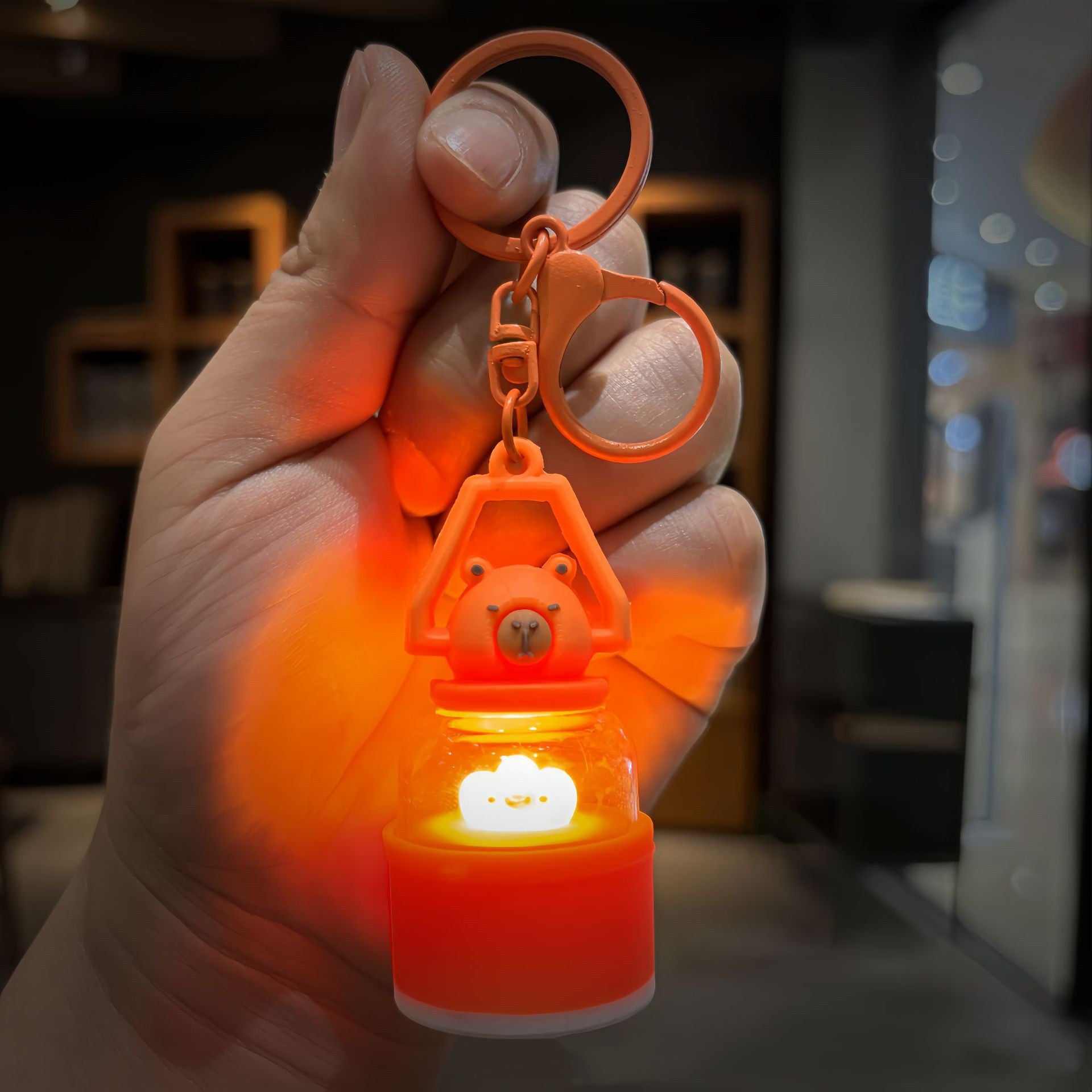 Capabala Creative Small Night Lamp Keychain