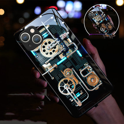 Incoming Light Emitting Glass Phone Case