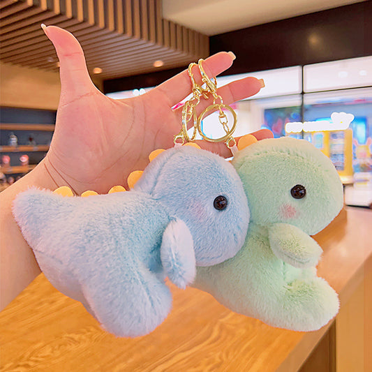 Cute Dinosaur Plush Toy Doll Cartoon Key Button